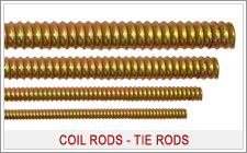 tie rods coil rods construction coil rods india